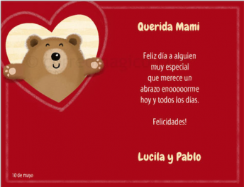 Spanish Mother’s Day cards to print and personalize.