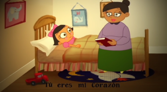 An animated video and Spanish Mother's Day song for children.