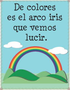 spanish printables de colores 3