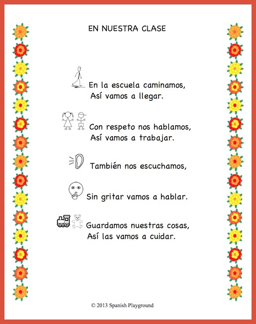 Class Rules in Spanish | Spanish Playground