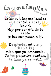 Happy Birthday Song In Spanish Free Printable Lyrics Spanish Playground