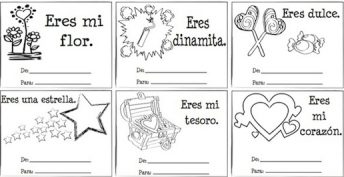 printable spanish valentine cards kids