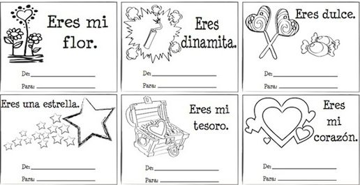 Valentine's Day Sampler for Lower Elementary (English and Spanish)