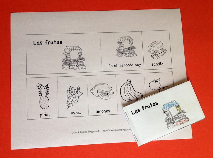 spanish flip book