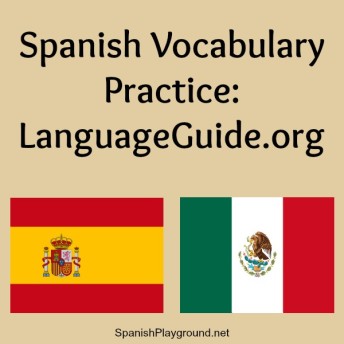 Spanish vocabulary listening and speaking practice.