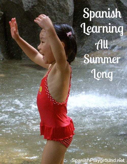 Spanish summer activities for kids like nature walks and traditional games keep them learning Spanish during vacation.