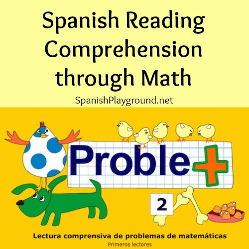 Spanish reading comprehension actvities based on basic math skills for language learners.