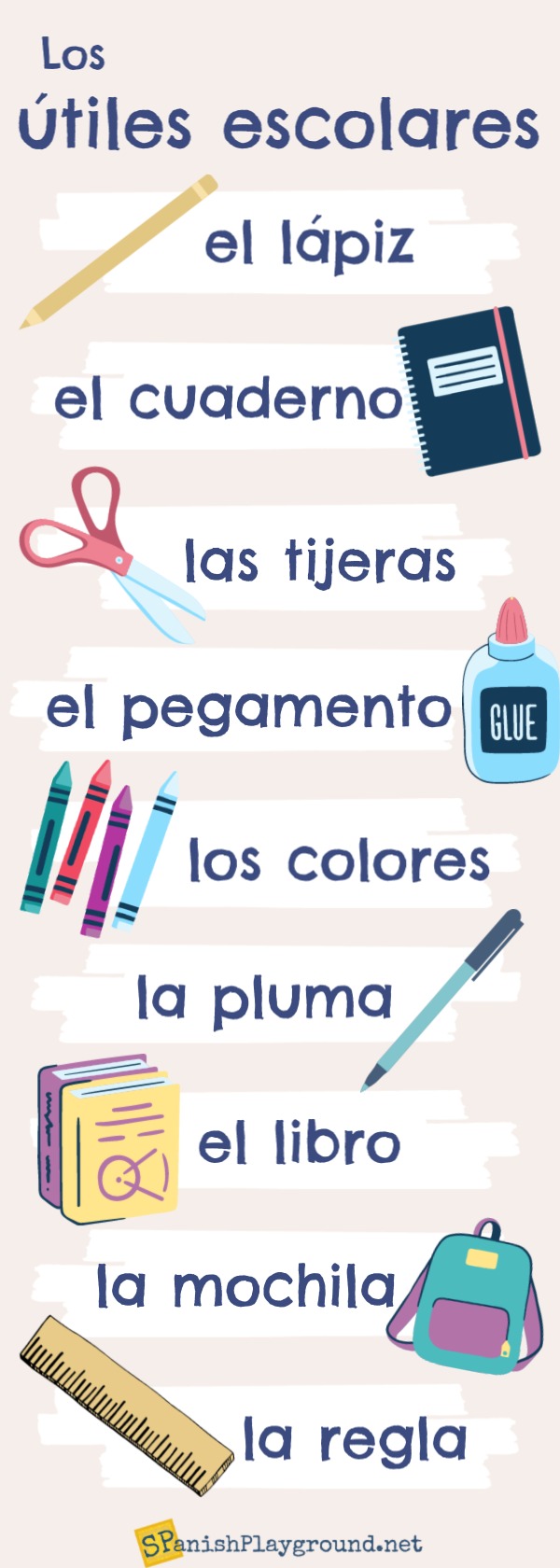 School supplies in Spanish: A vocabulary guide