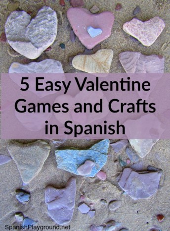 Spanish Valentine games and crafts help children learn language with hands-on fun.