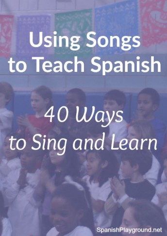 Using songs to teach Spanish is a fun with this list of 40 music activities.