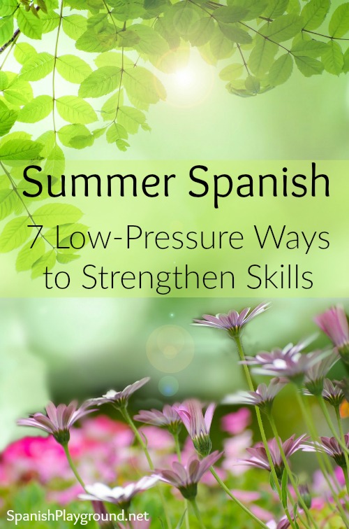 Summer Spanish can be an enjoyable way for kids to improve skills.