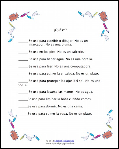 A treasure hunt makes Spanish reading practice fun for kids.