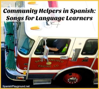 Kids learn vocabulary related to community helpers in Spanish as they sing these songs.