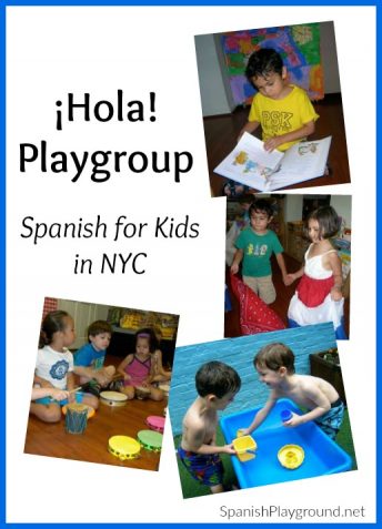 Hola Playgroup offers Spanish lessons for kids in NYC.