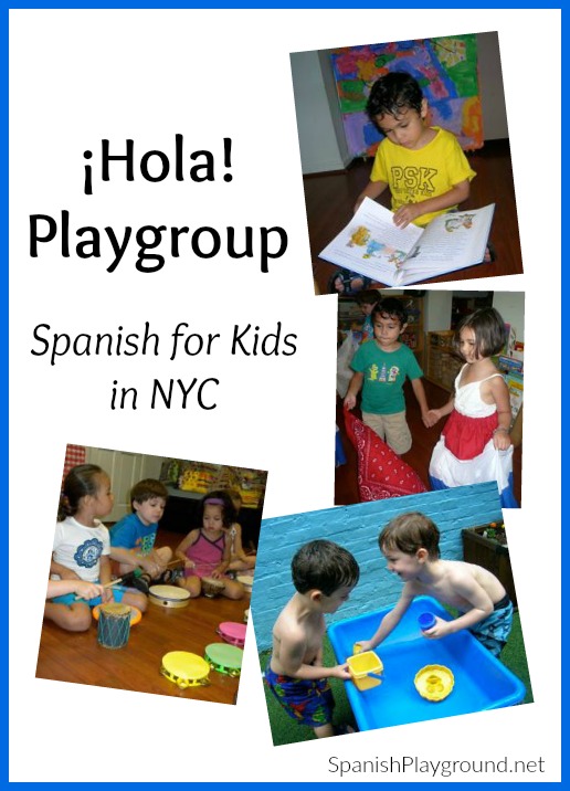 Hola Playgroup offers Spanish lessons for kids in NYC.