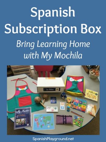 My Mochila is a Spanish subscription box with curated materials for teaching children Spanish.