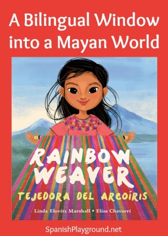 Rainbow Weaver is a bilingual picture book that intrduces children to the culture and art of the Mayan people.