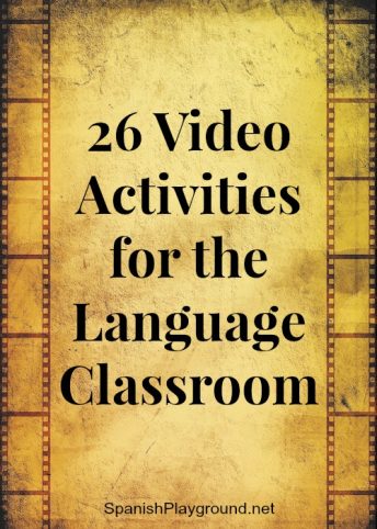Video activities for language class engage kids with language and teach vocabulary and culture.