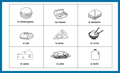 Spanish Food La Comida Vocabulary Would you Rather ¿Qué Prefieres? Editable  Game