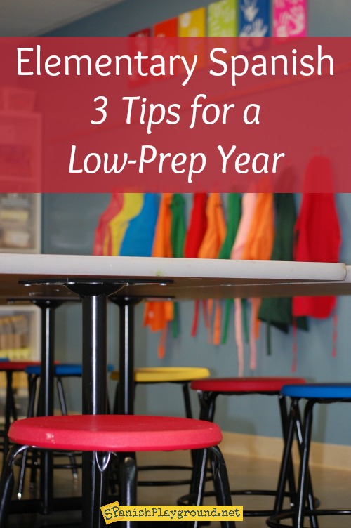 Elementary Spanish Lessons 3 Tips for a LowPrep Year Spanish Playground