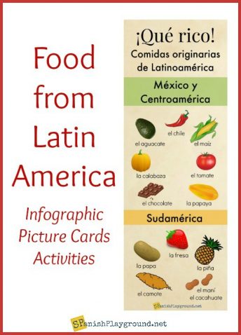 Use this infographic of food from Latin America to practice vocabualry and learn about culture.