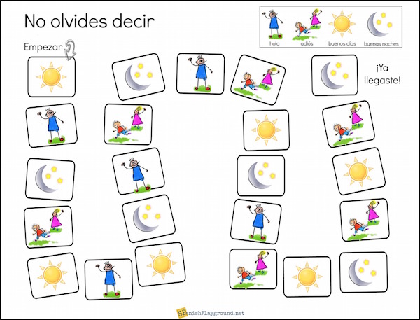Spanish Greetings Activity | Digital or Print Taco Tuesday Game