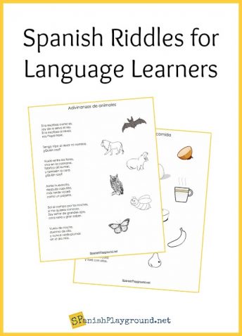 Spanish riddles teach vocabulary and culture to language learners.