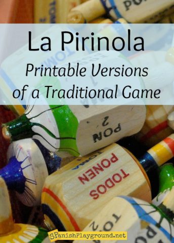 Play printable versions of the traditional toma todo game with Spanish learners.