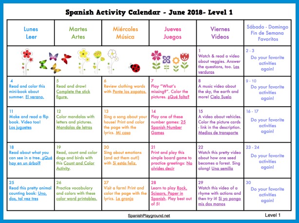 Linking activities. Activities on Playground in Spanish. List of Holidays in Spain for Kids. About Spain for Kids.