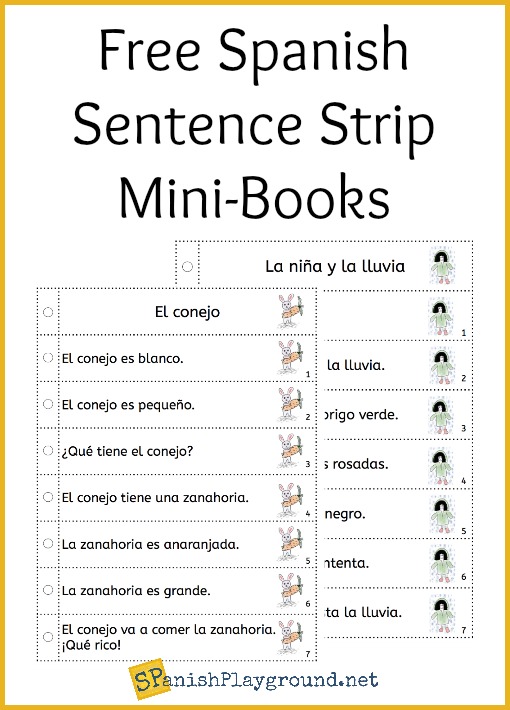 spanish-sentence-strips-and-mini-books-spanish-playground