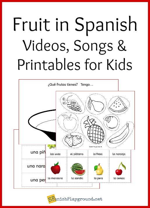 Spanish Printable Activity Pages Kindergarten Spanish Language 