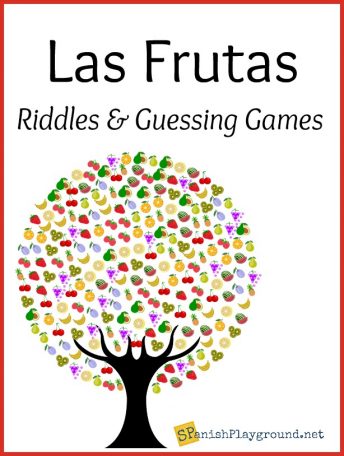 Adivinanzas de frutas are riddles about fruit perfect for kids learning Spanish.