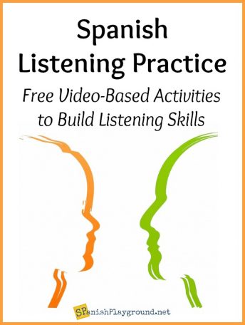 Spanish listening practice like these video-based activities develop comprehension skills.