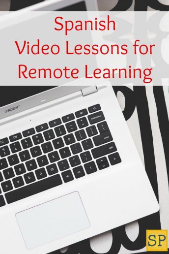Use these Spanish video lessons for remote learning and online classes.