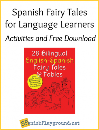 Cover image of a book of Spanish fairy tales for language learners.