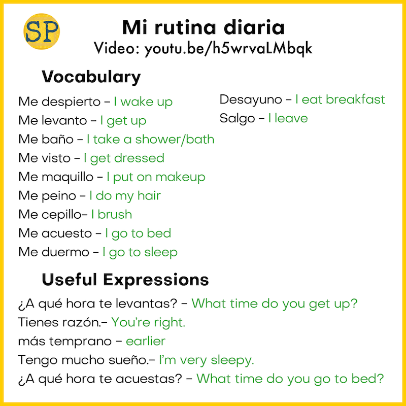 spanish-daily-routines-and-reflexive-verbs-spanish-playground